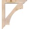 Ekena Millwork Westlake Traditional Smooth Bracket w/ Offset Brace, Douglas Fir, 5 1/2"W x 28"D x 32"H BKT0604X28X32WTL01SDF - alternate 4